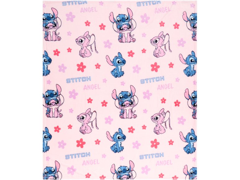 Set coperta e cuscino per bambini "Stitch, Marvel"