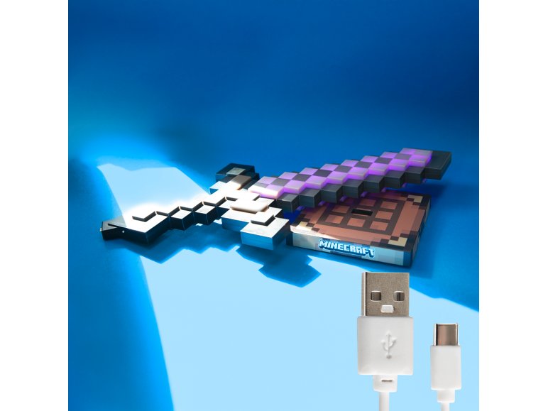 Lampada a forma di spada "Minecraft"