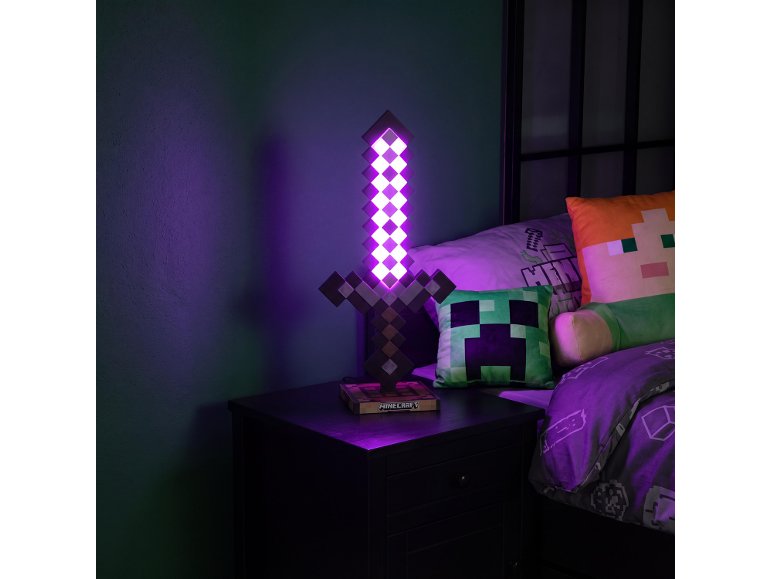 Lampada a forma di spada "Minecraft"