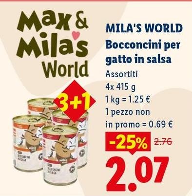 Mila's World - Bocconcini Per Gatto In Salsa