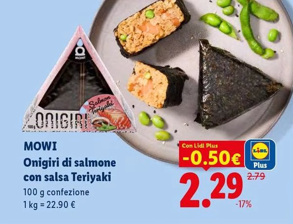 Mowi - Onigiri Di Salmone Con Salsa Teriyaki