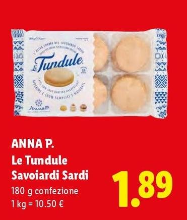 Annap - Le Tundul Savoiardi Sardi