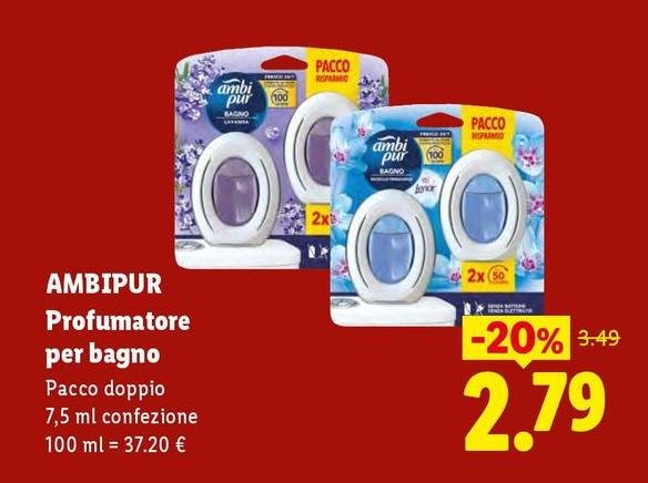 Ambi Pur - Profumatore Per Bagno
