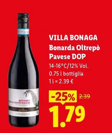 Villa Bonaga - Bonarda Oltrepò Pavese DOP