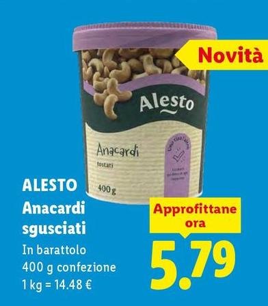 Alesto - Anacardi Sgusciati