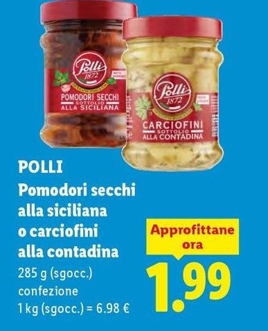 Polli - Pomodori Secchi Alla Siciliana O Carciofini Alla Contadina
