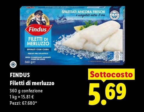 Findus - Filetti Di Merluzzo