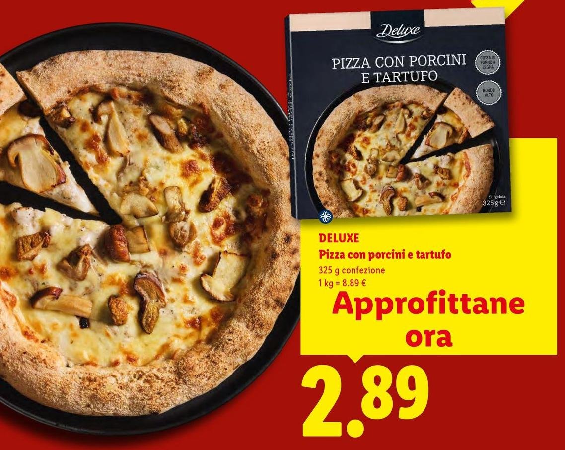 Deluxe - Pizza Con Porcini E Tartufo