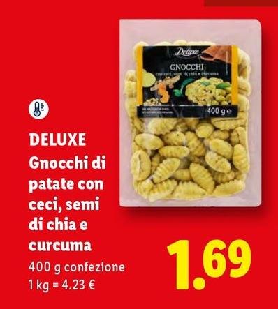 Deluxe - Gnocchi Di Patate Con Ceci/Semi Di Chia E Curcuma