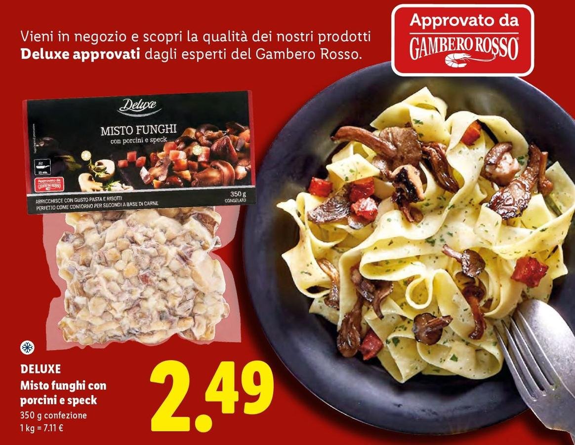 Deluxe - Misto Funghi Con Porcini E Speck