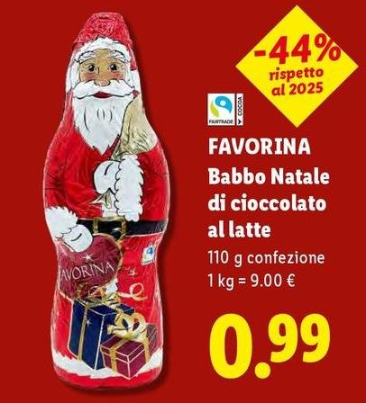 Favorina - Babbo Natale Di Cioccolato Al Latte