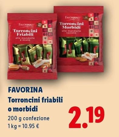 Favorina - Torroncini Friabili O Morbidi