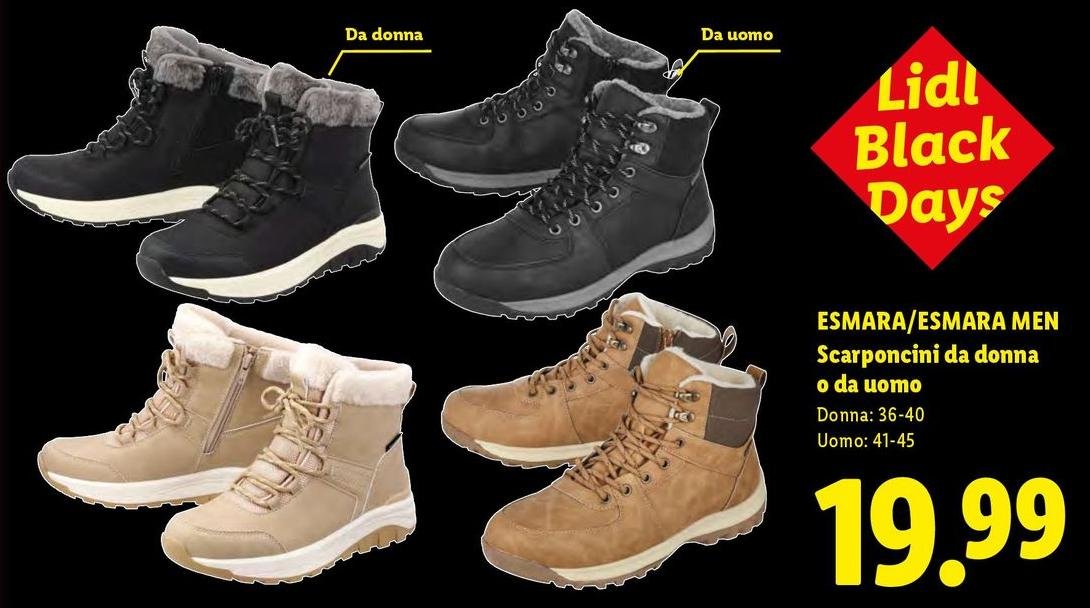 Esmara/Esmara Men - Scarponcini Da Donna O Da Uomo