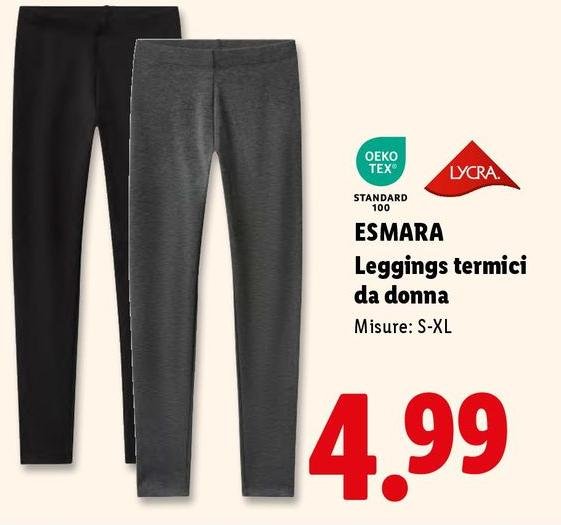 Esmara - Leggings Termici Da Donna