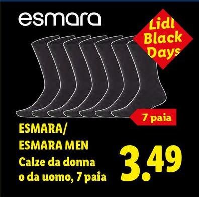 Esmara/Esmara Men Calze Da Donna O Da Uomo, 7 Paia