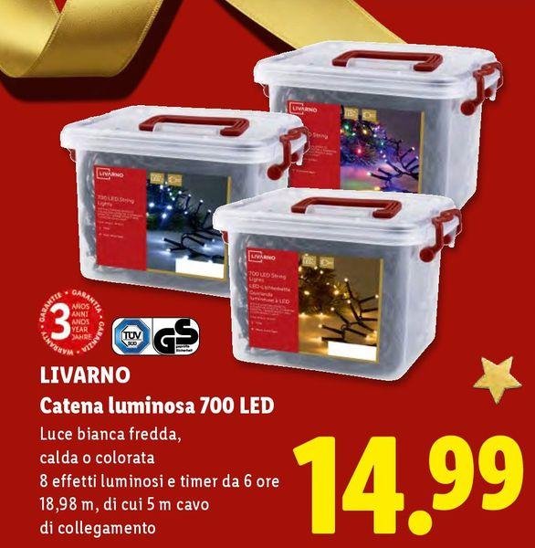 Livarno - Catena Luminosa 700 Led