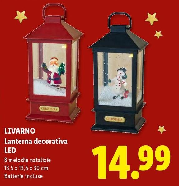 Livarno - Lanterna Decorativa Led