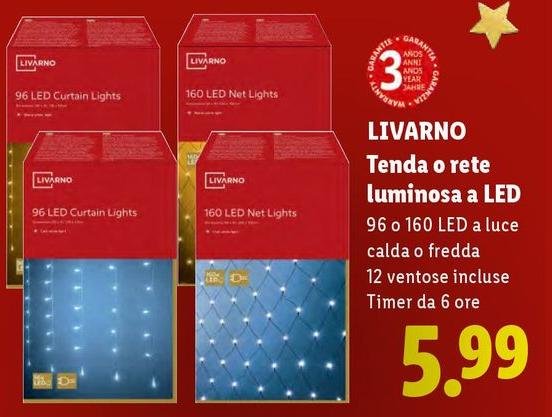 Livarno - Tenda O Rete Luminosa A LED