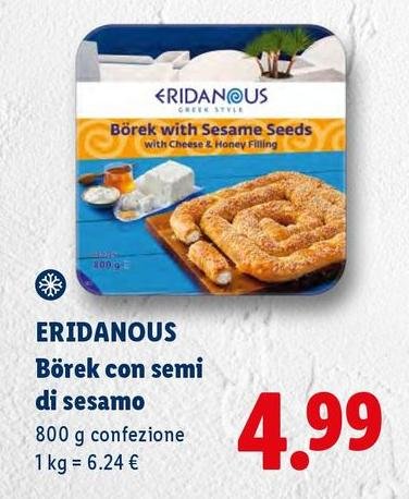 Eridanous - Bòrek Con Semi Di Sesamo