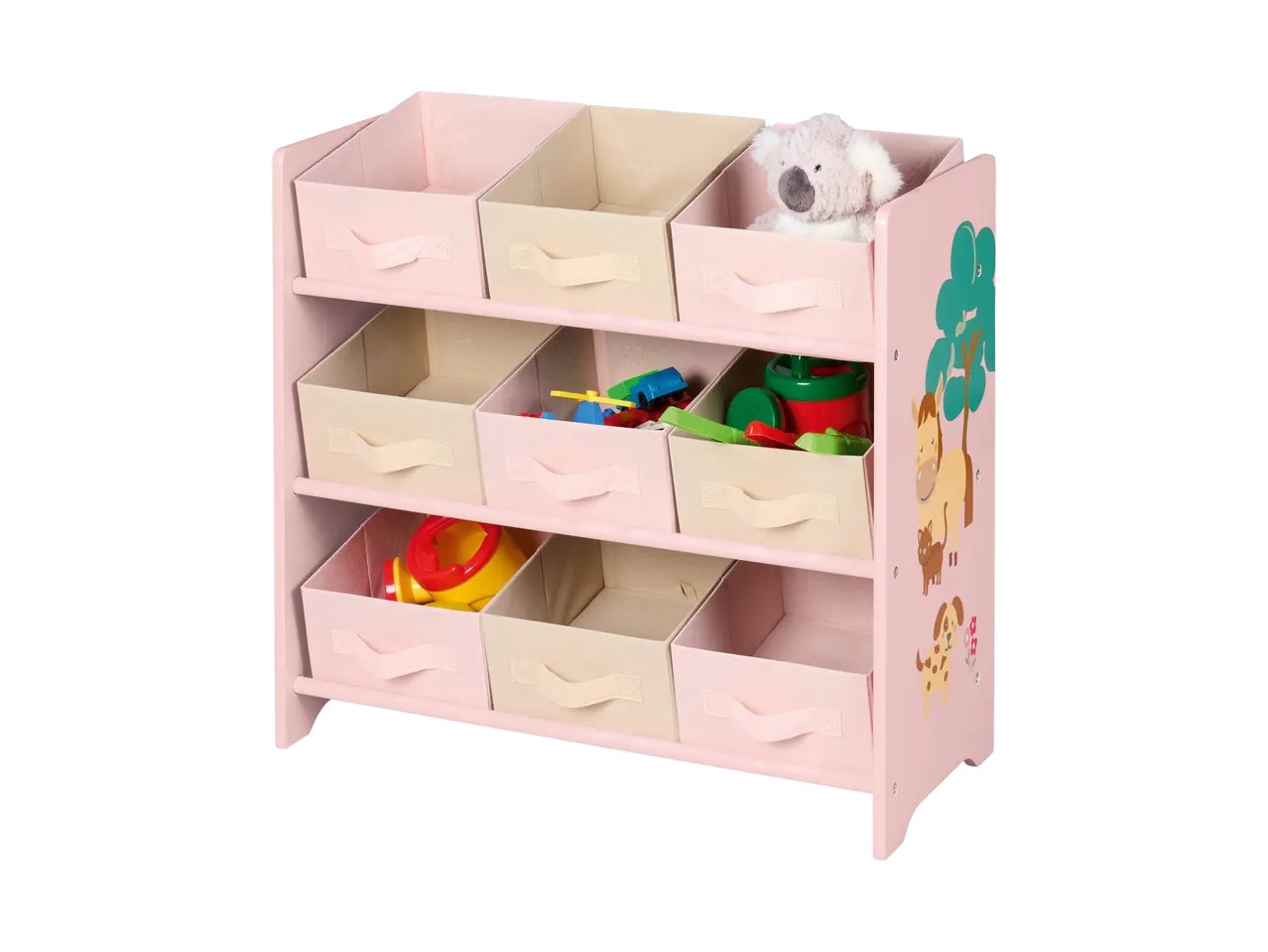 Scaffale portaoggetti per bambini