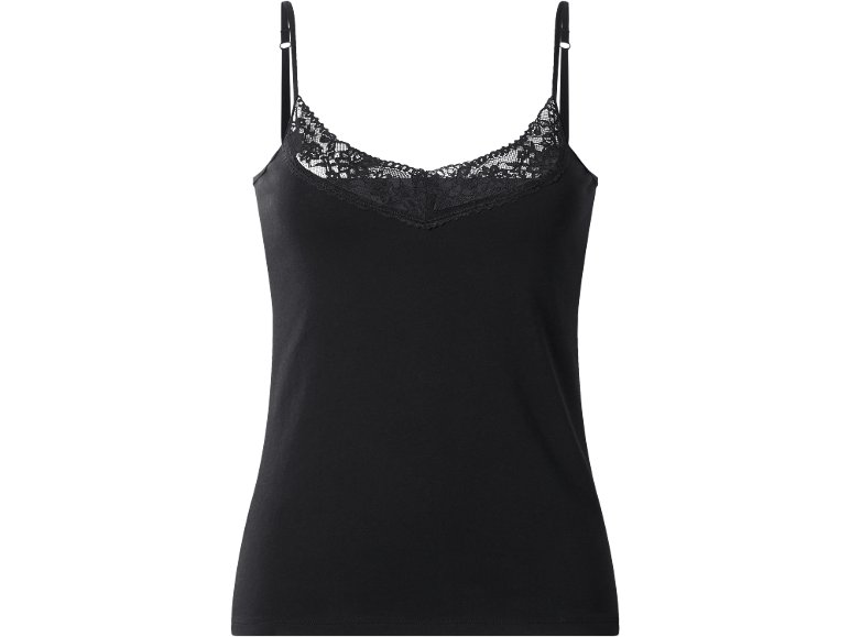Canotta da donna con pizzo, 3 pezzi