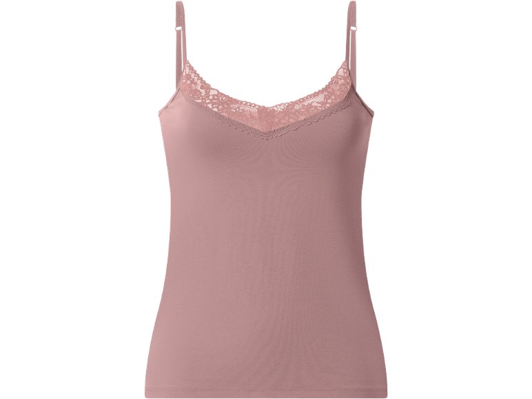 Canotta da donna con pizzo, 3 pezzi