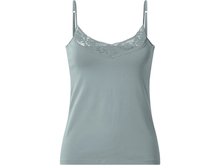 Canotta da donna con pizzo, 3 pezzi