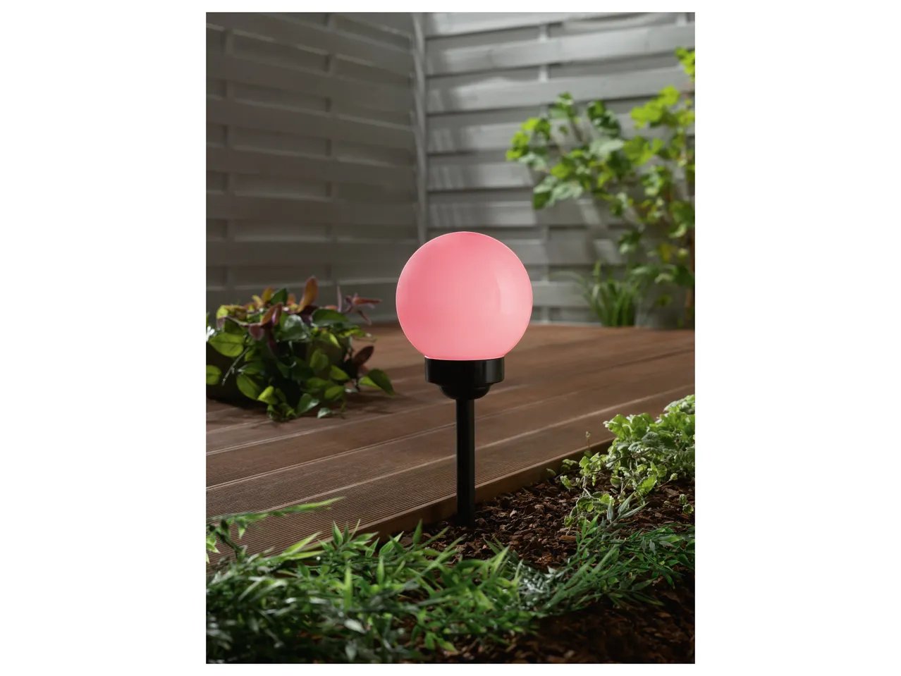 Lampada LED da giardino ad energia solare