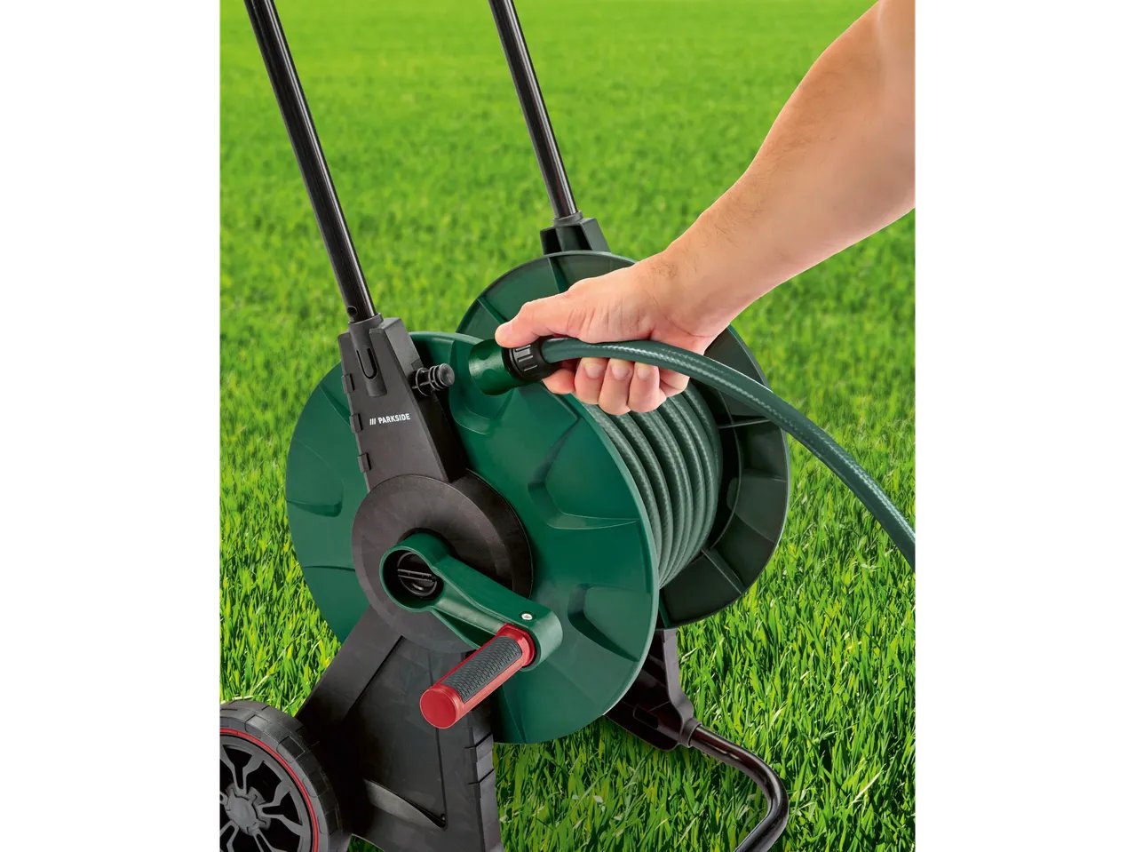 Carrello avvolgitubo