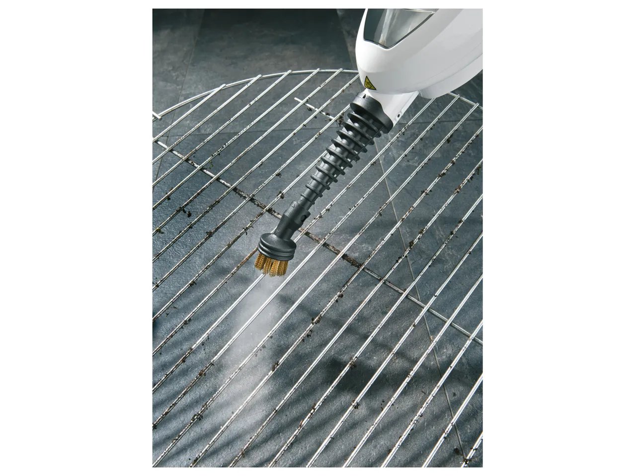 Scopa a vapore e pulitore manuale 2 in 1