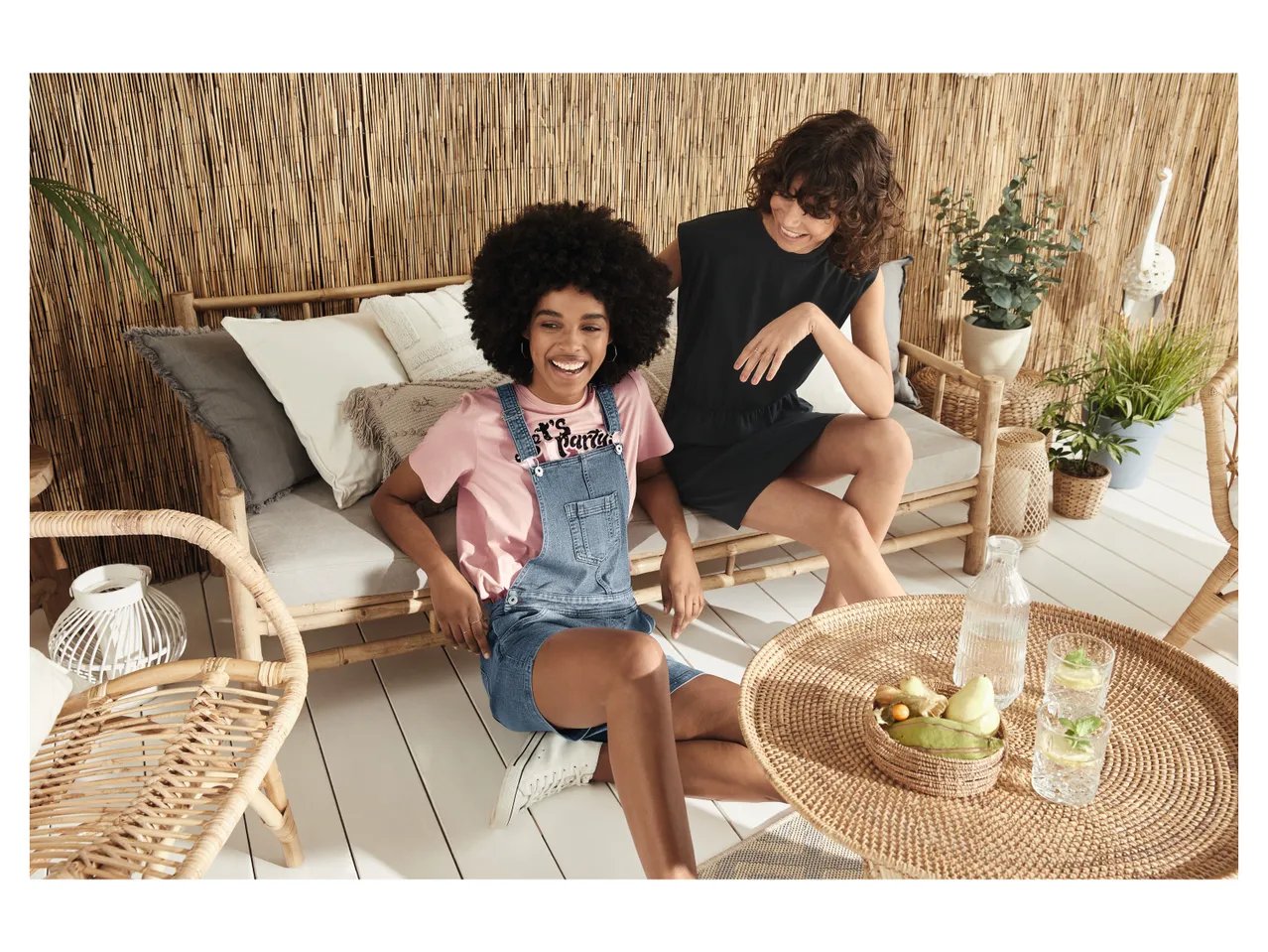 Salopette in jeans da donna