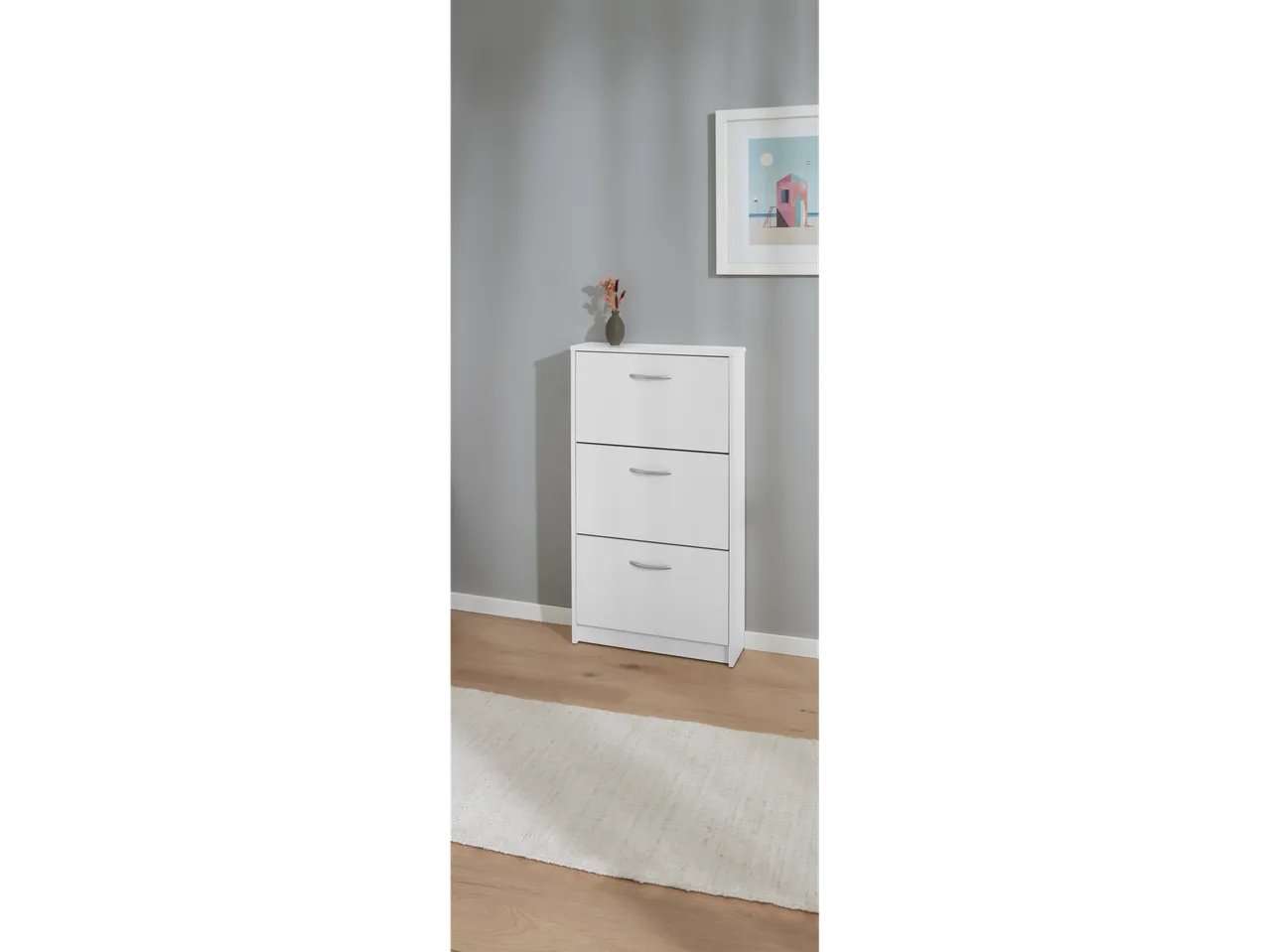 Scarpiera a 3 scomparti