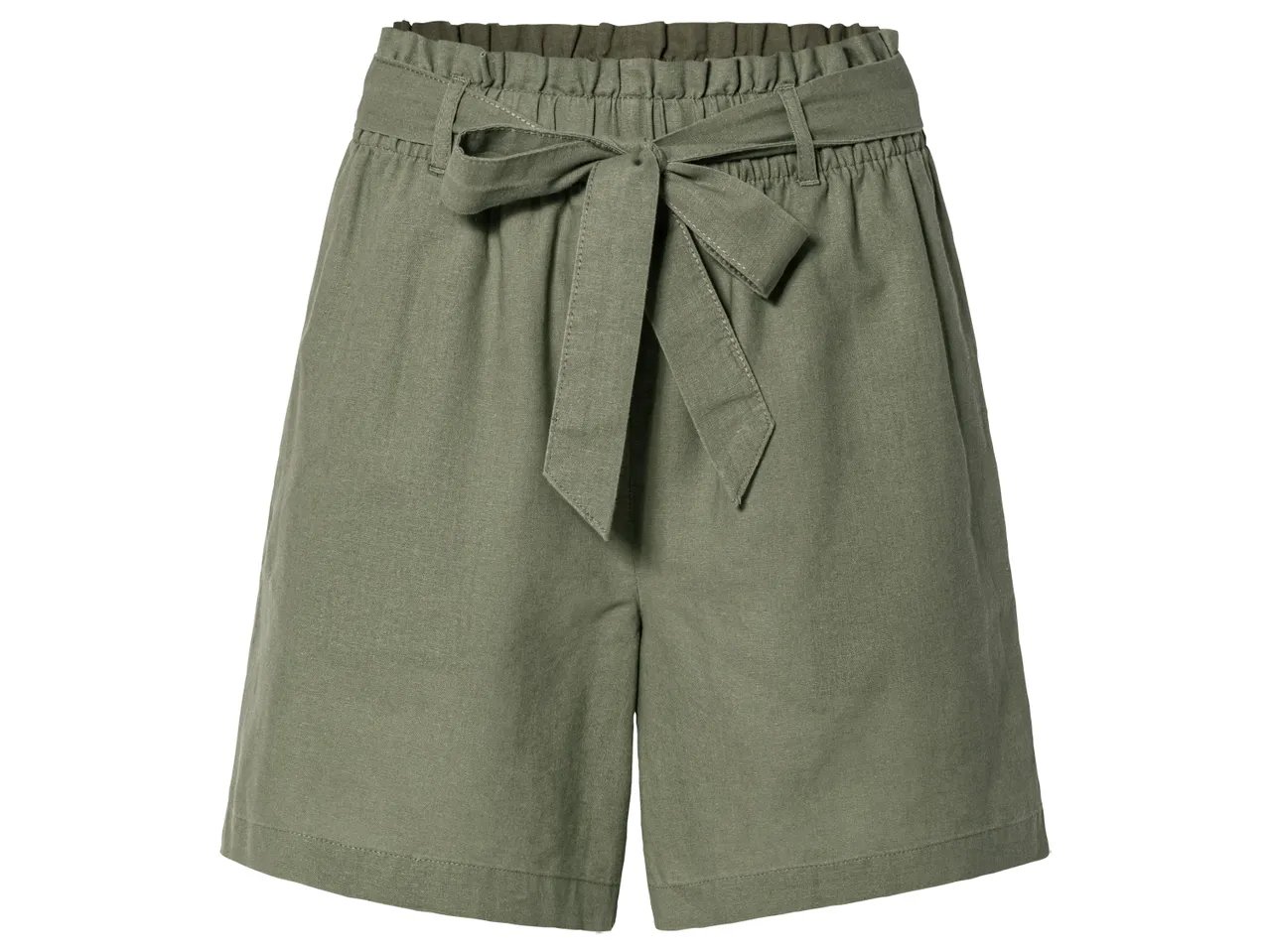 Shorts in lino da donna