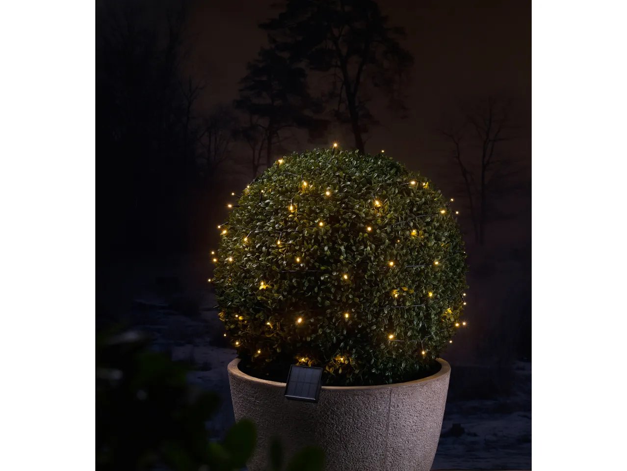 Catena luci decorative LED a energia solare