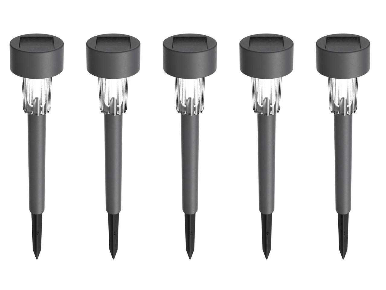 Lampada LED ad energia solare con picchetto