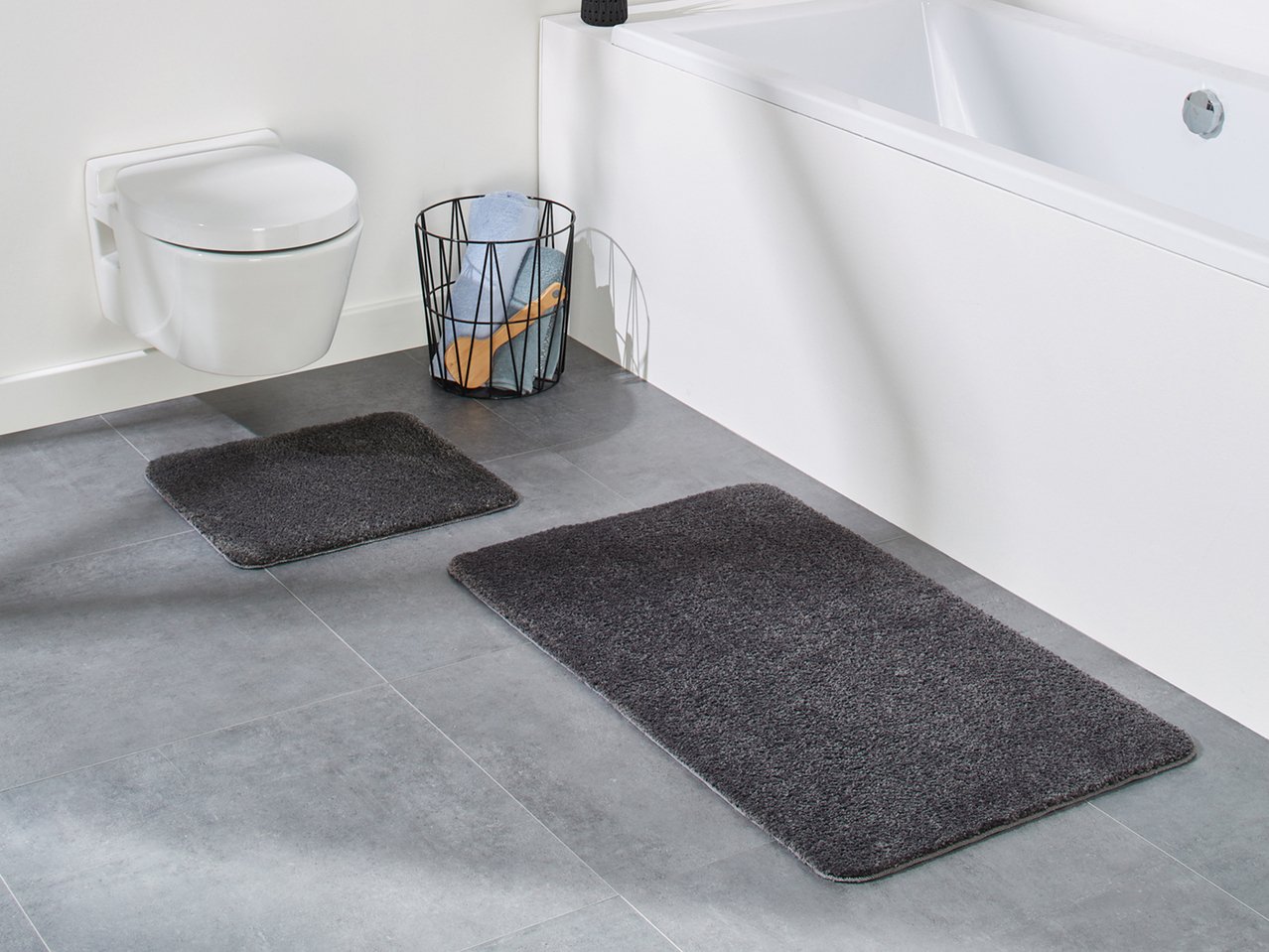 Coordinato per bagno, 2 pezzi