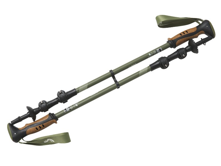 Bastoni telescopici da trekking, 2 pezzi