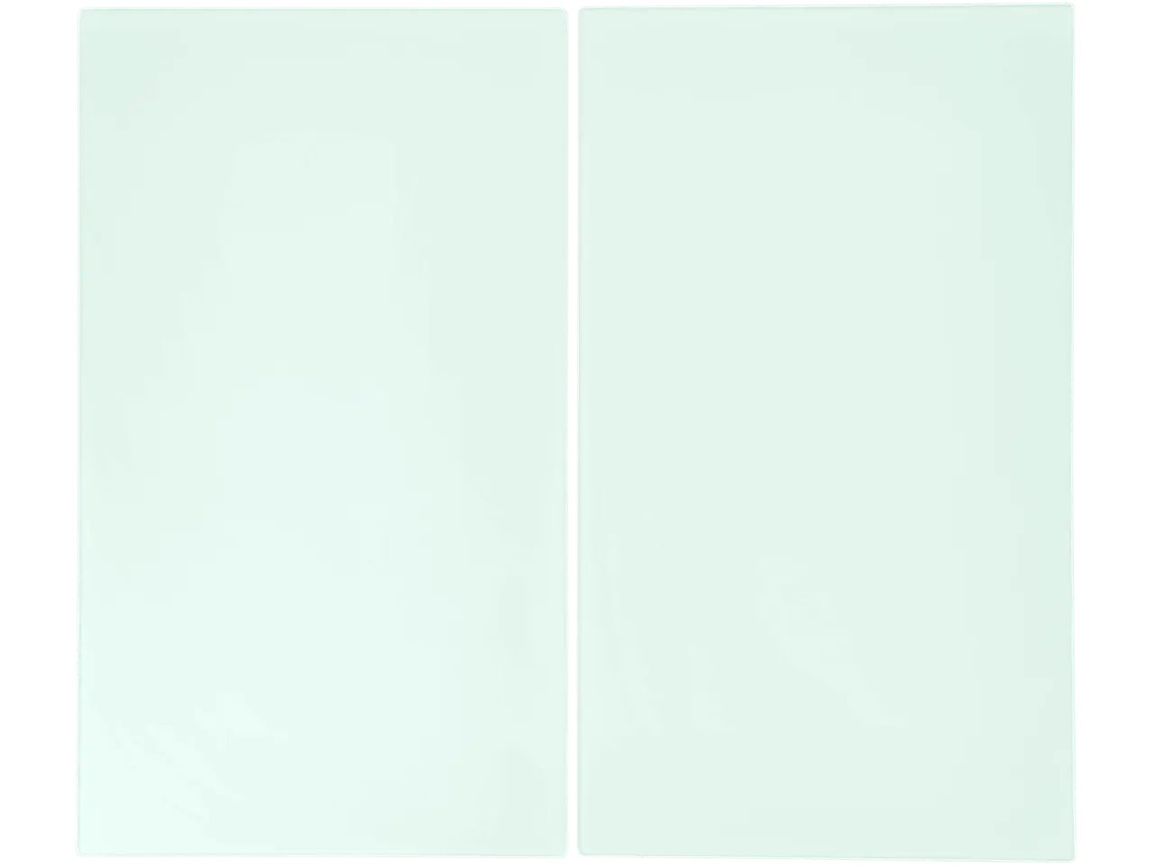 Copri piano cottura in vetro, 2 pezzi