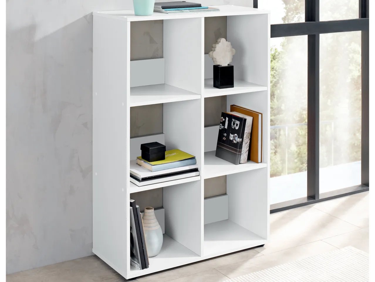 Scaffale con 6 ripiani