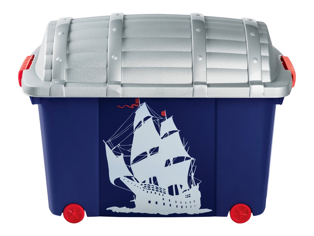 Baule contenitore con rotelle