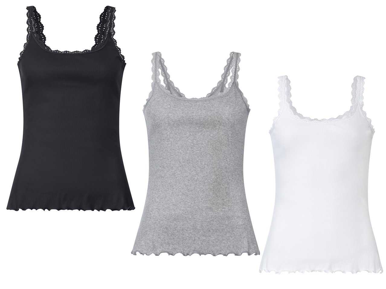 Canotta da donna con pizzo