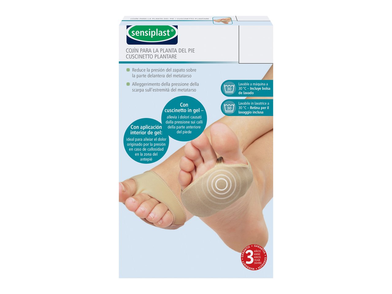 Bende elastiche con inserti in gel