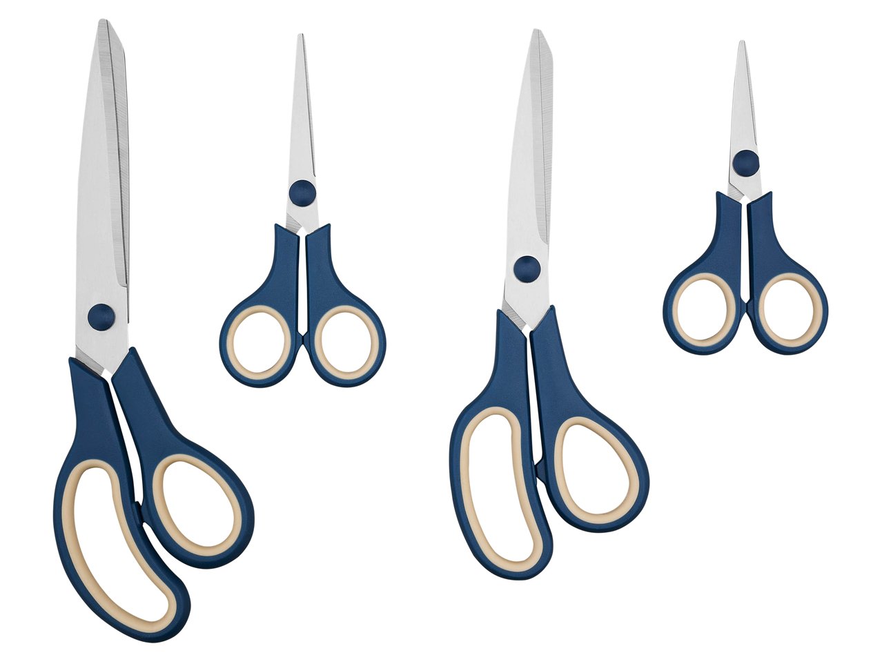 Set forbici, 4 pezzi