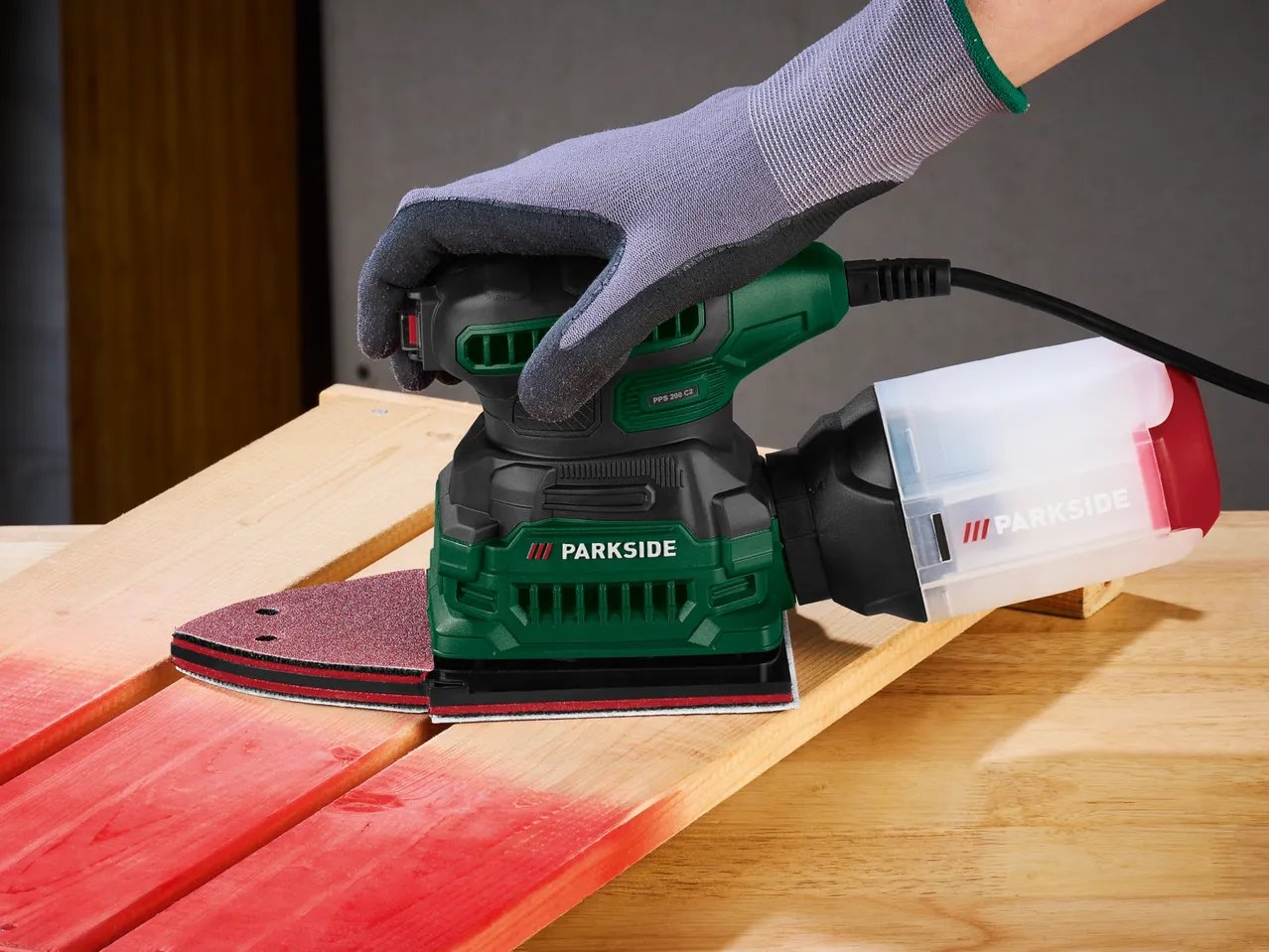 Smerigliatrice orbitale a delta