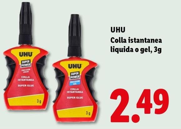Colla Istantanea Liquida O Gel