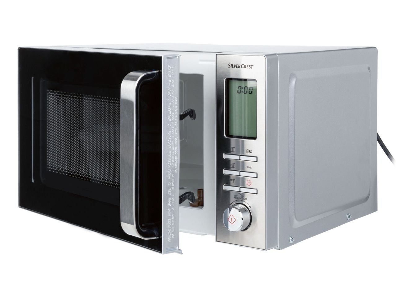 Microonde digitale argento