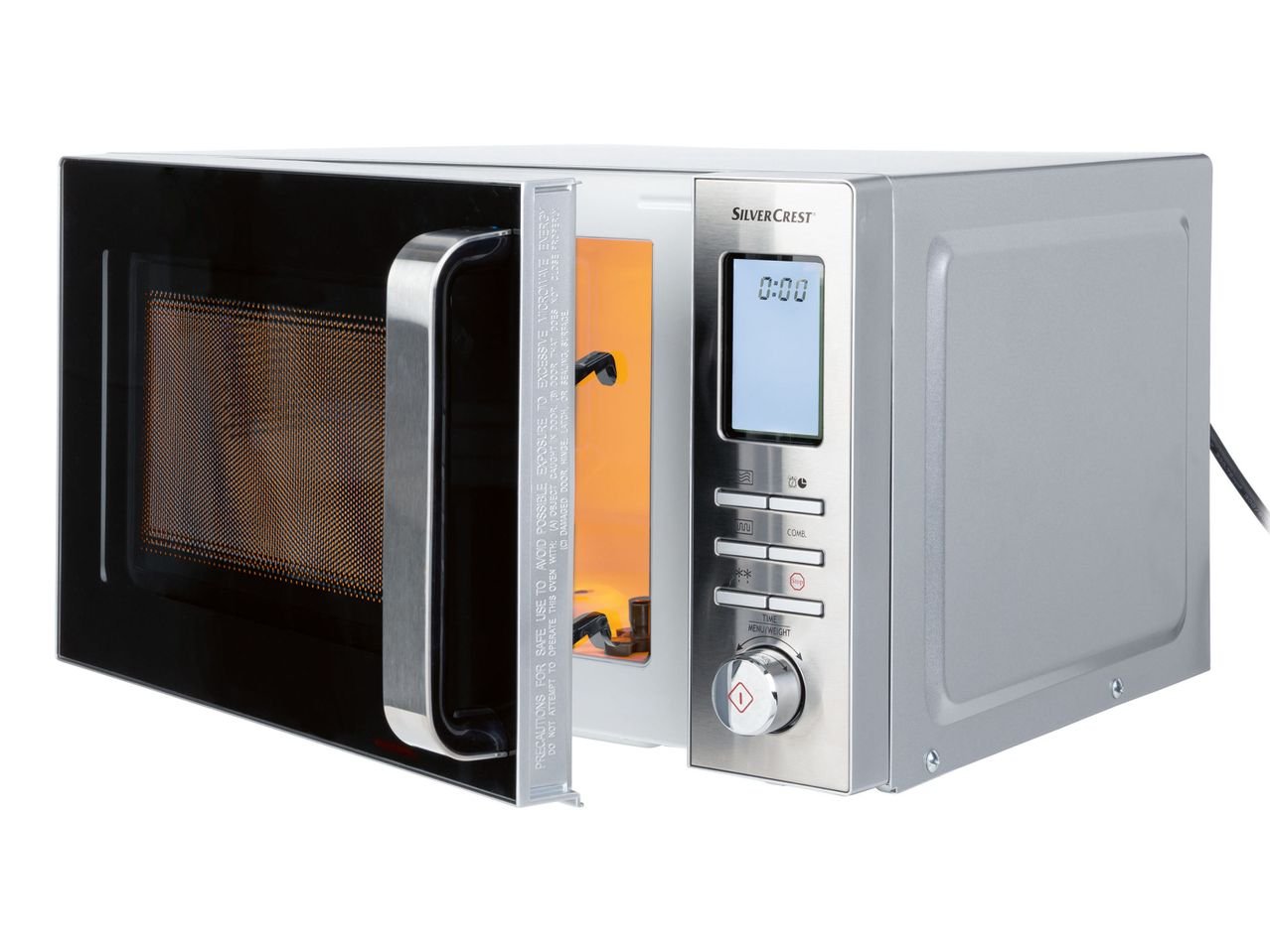 Microonde digitale argento