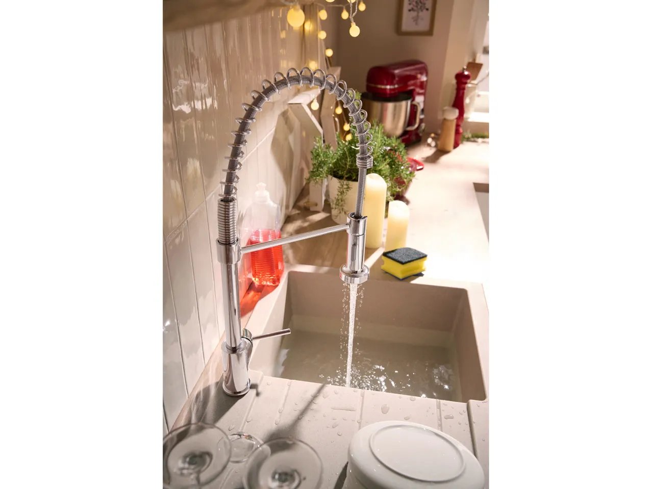 Miscelatore da cucina con doccetta estraibile