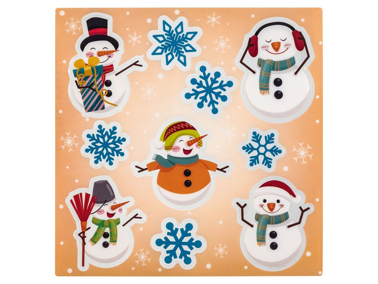 Adesivi natalizi per finestre