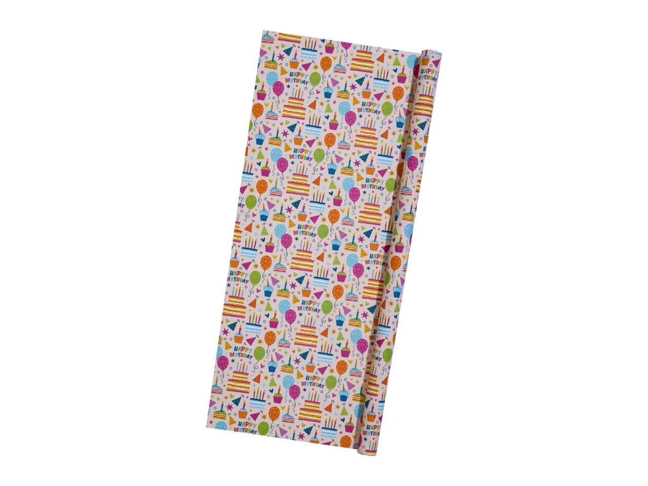 Rotolo carta regalo 5 m x 70 cm